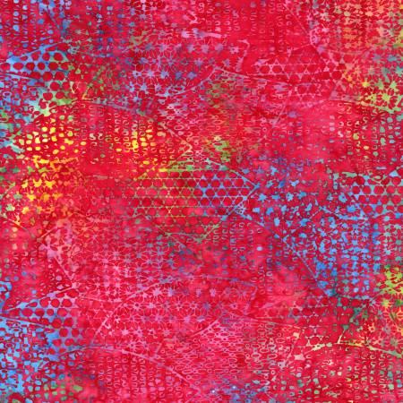 Timeless Treasures Rising Sun, B1703-POPPY, Poppy