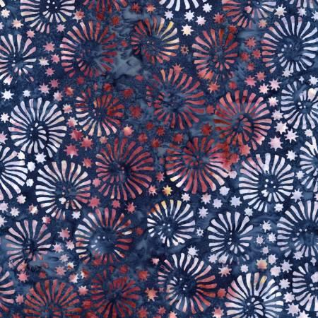 Timeless Treasures  Snazzy Swirl, B8214-PATRIOT, Patriot