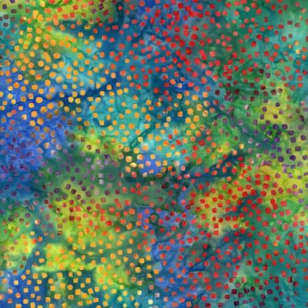 Timeless Treasures Squarish Dots, B1384-FIESTA, Fiesta