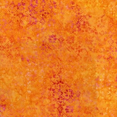 Timeless Treasures Tropical Mini Floral Ties, B8378-SUNSET, Sunset