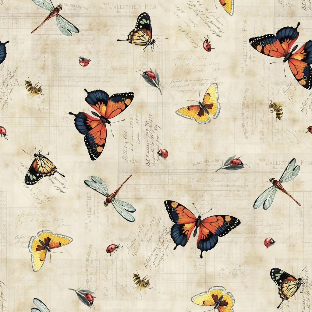White Owl Textiles Beneath The Canopy, W150-019-143, Parchment,