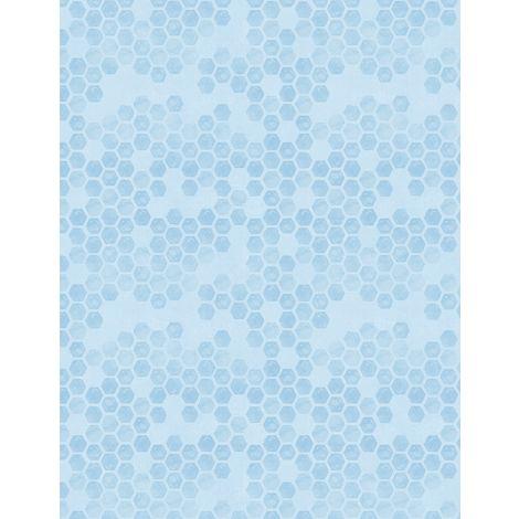 Wilmington Prints® Bees & Blooms, 1077-89287-444, Blue,