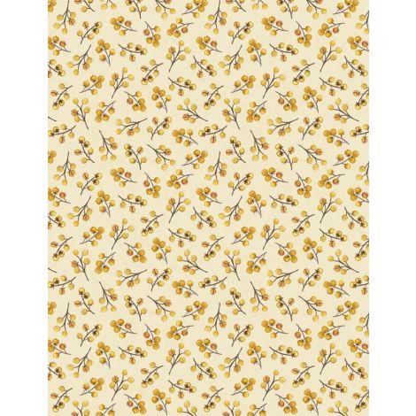 Wilmington Prints® Chickadee Charm, 3017-27730-250, Cream ,