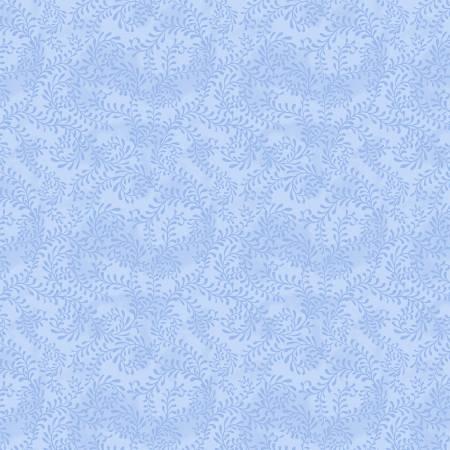 Wilmington Prints, Danielle Leone, Swirling Leaves, 3017-27650-440, Light Blue