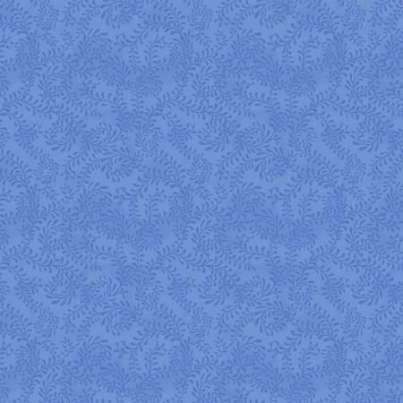 Wilmington Prints, Danielle Leone, Swirling Leaves, 3017-27650-441, Light Royal