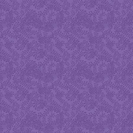Wilmington Prints, Danielle Leone, Swirling Leaves, 3017-27650-606, Purple