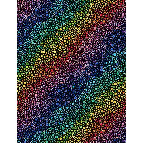 Wilmington Prints, Essentials Bubble Up, 3000-77635-934, Black