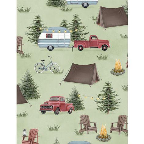 Wilmington Prints® Evergreen Escape, 3059-20061-773, Sage,