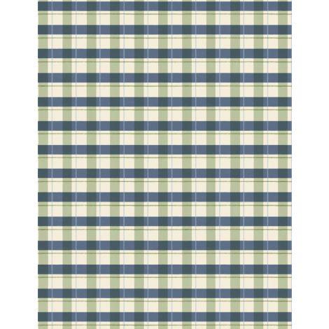 Wilmington Prints® Evergreen Escape, 3059-20065-247, Navy/Green,