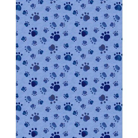 Wilmington Prints® Paws At Play, 3023-39922-444, Blue,