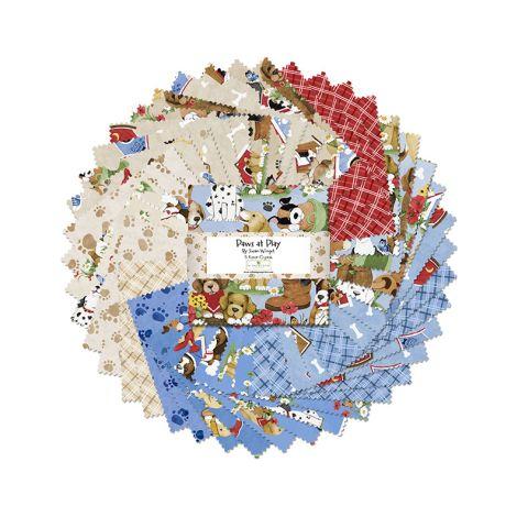 Wilmington Prints® Paws At Play, 508-891-508, 5 Karat Crystals,