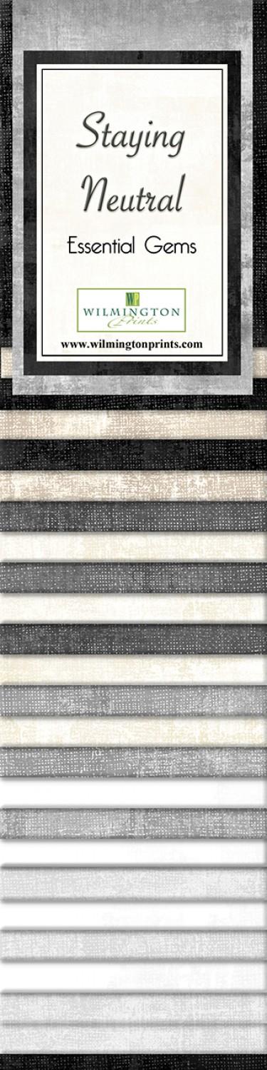 Wilmington Prints® Pre-Cuts, Essentials Dry Brush, 2 ½” Strip Set Packs, 802-48-802