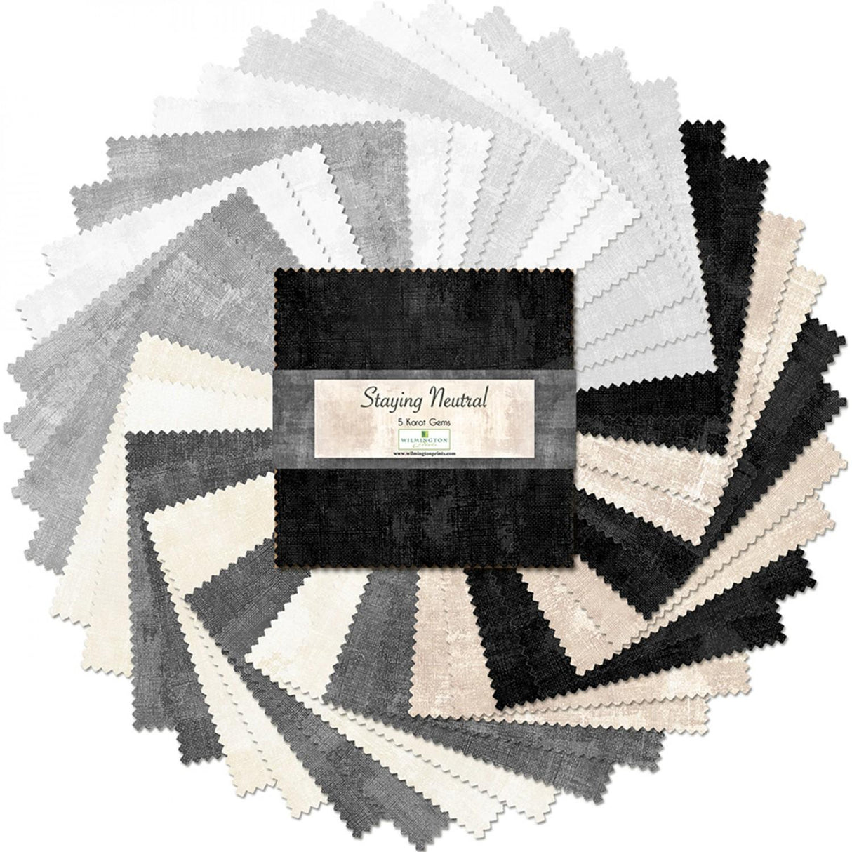 Wilmington Prints® Pre-Cuts, Essentials Dry Brush, 5" Squares, 507-48-507