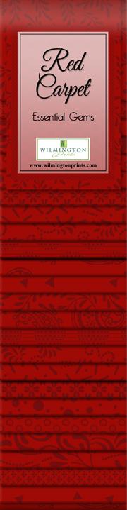 Wilmington Prints® Pre-Cuts, Essentialsredcarpet, 2 ½” Strip Set Packs, 802-32-802