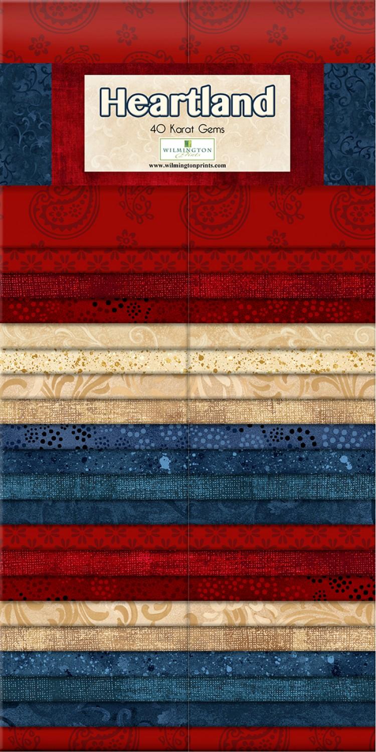 Wilmington Prints® Pre-Cuts, Heartland, 2 ½” Strip Set Packs, 842-59-842