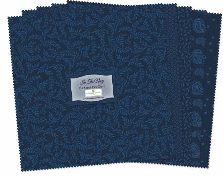 Wilmington Prints® Pre-Cuts, In The Navy, 10" Squares, 510-31-510