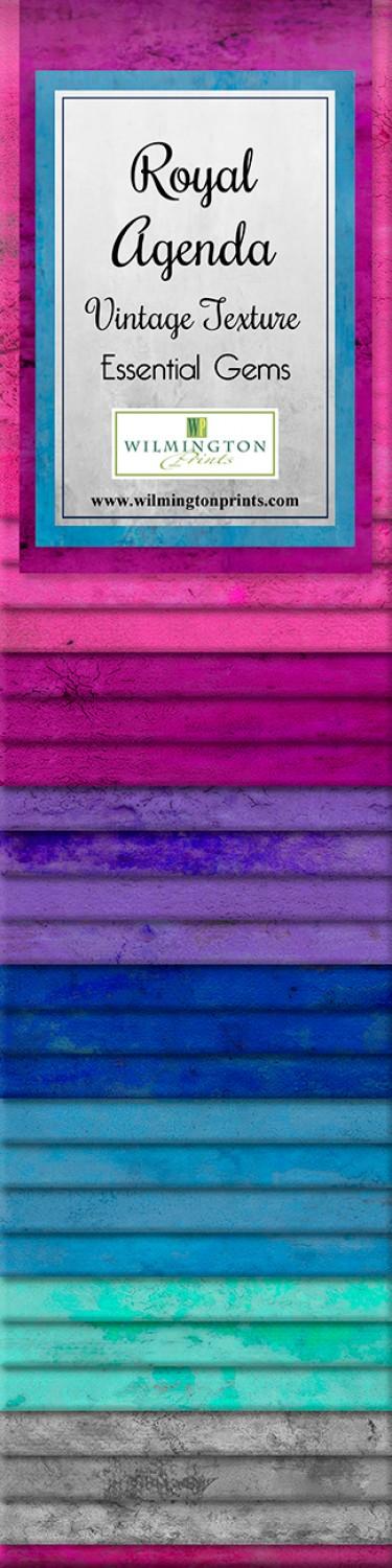 Wilmington Prints® Pre-Cuts, Royal Agenda, 2 ½” Strip Set Packs, 802-68-802