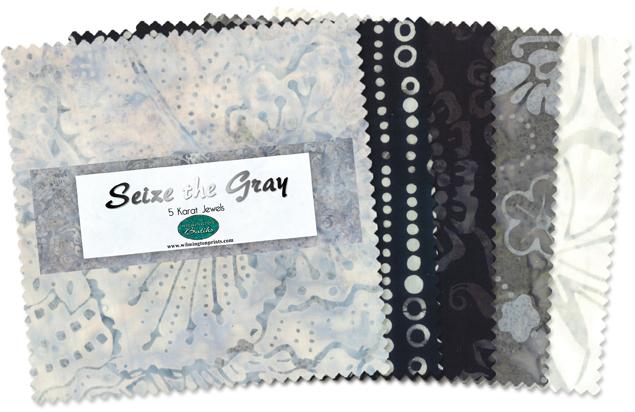 Wilmington Prints® Pre-Cuts, Seize The Gray, 5" Squares, 506-65-506