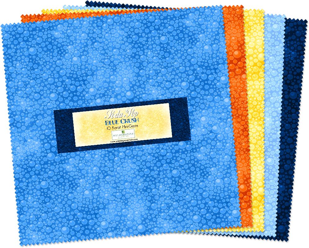 Wilmington Prints® Pre-Cuts, Soda Pop, 10" Squares, 510-39-510