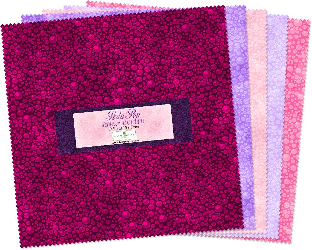 Wilmington Prints® Pre-Cuts, Soda Pop, 10" Squares, 510-40-510