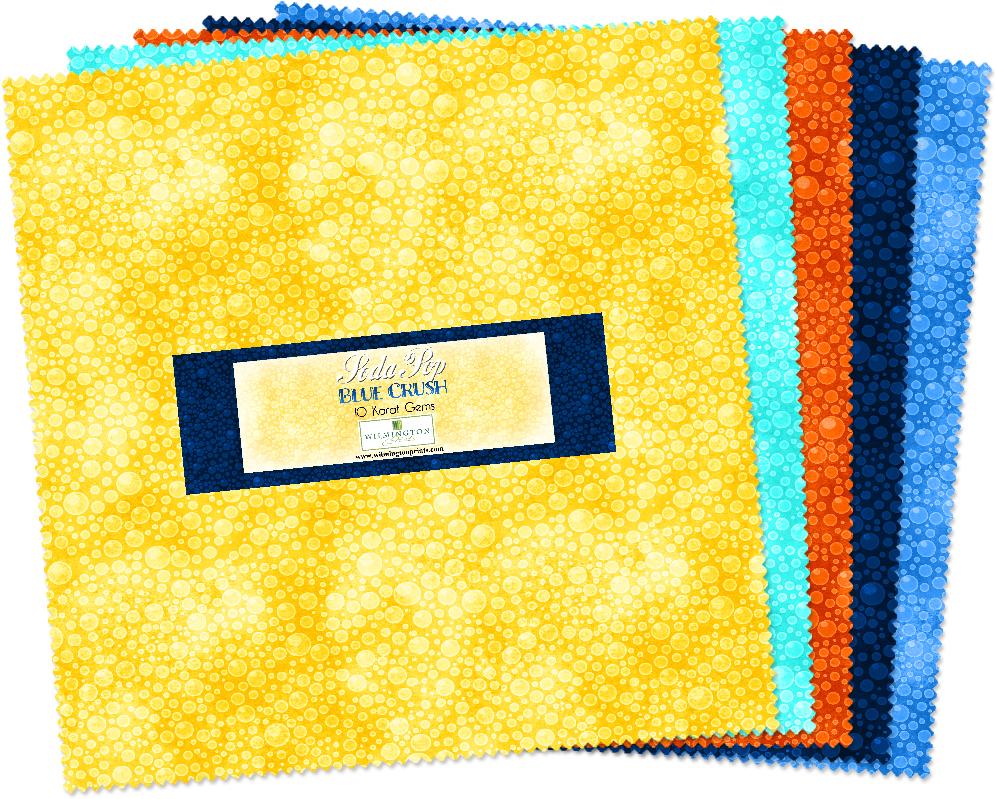 Wilmington Prints® Pre-Cuts, Soda Pop, 10" Squares, 512-39-512