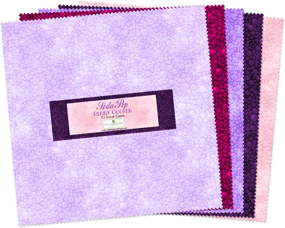 Wilmington Prints® Pre-Cuts, Soda Pop, 10" Squares, 512-40-512
