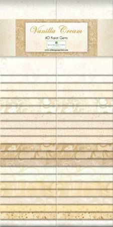 Wilmington Prints® Pre-Cuts, Vanilla Cream, 2 ½” Strip Set Packs, 842-4-842