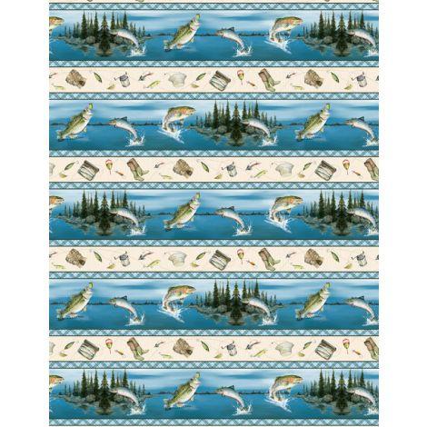 Wilmington Prints® Reeled In, 3061-21769-427, Multi,