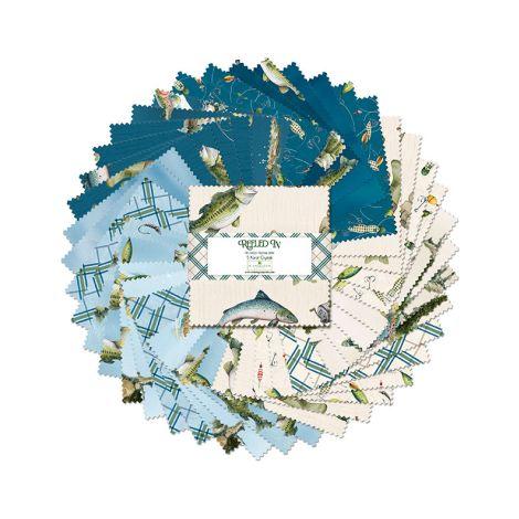 Wilmington Prints® Reeled In, 508-903-508, 5 Karat Crystals,