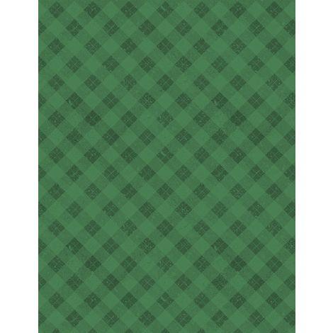 Wilmington Prints, Snowy Gnomies, 3074-49377-777, Green,