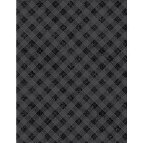 Wilmington Prints, Snowy Gnomies, 3074-49377-999, Black,