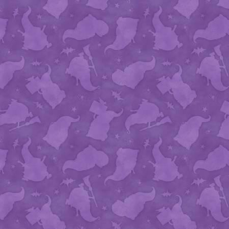 Wilmington Prints, Susan Winglet, The Boo Crew, 3023-39793-606, purple