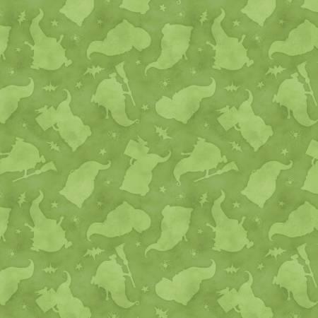 Wilmington Prints, Susan Winglet, The Boo Crew, 3023-39793-707, Green