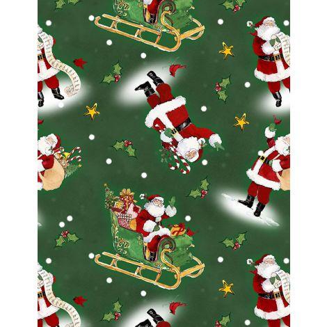 Wilmington Prints® The Jolly North, 3036-18062-773, Green,