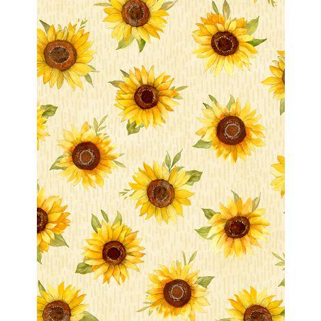 Wilmington Sunflower Splendor, 3023 83328 252, Cream,