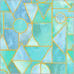 Windham Fabric Ebb & Flow, 54028DM-7, Larimar, Esoldo Design