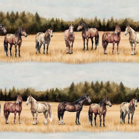 3 Wishes Fabric, Misty Meadows, 24877-MLT, Multi,