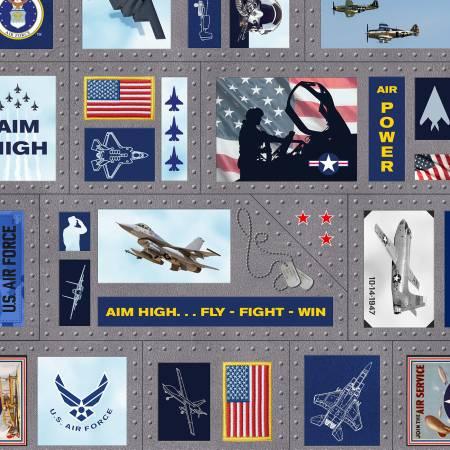 A.E Nathan, U.S. Air Force, 2763AE-97, Metal/Blue,