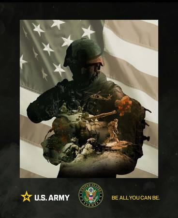 A.E Nathan, U.S. Army, 2760PAE-96, Green/ Black,