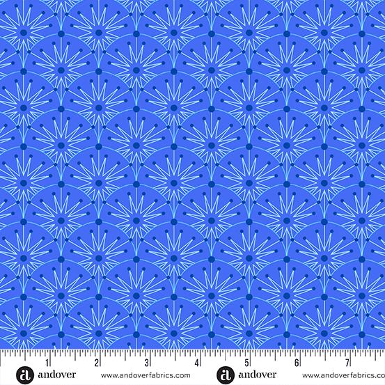 Andover Fabrics Cent Pr Deco Frost, CS-1111-B, Glacier, Giucy Giuce