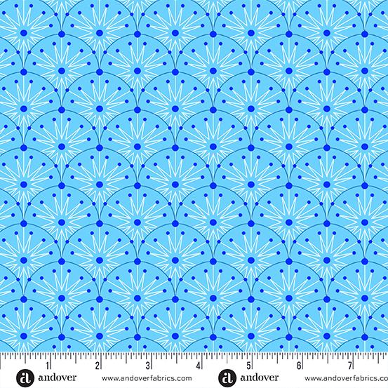Andover Fabrics Cent Pr Deco Frost, CS-1111-LB, Chill, Giucy Giuce