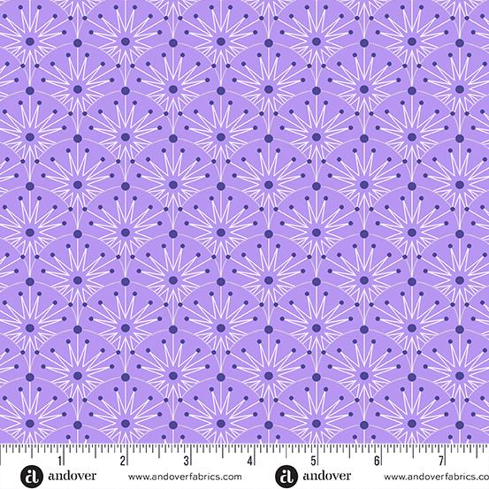 Andover Fabrics Cent Pr Deco Frost, CS-1111-P, Purple Haze, Giucy Giuce