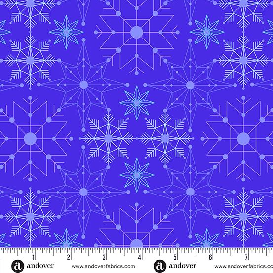 Andover Fabrics Cent Pr Deco Frost, CS-1113-B, Tempest, Giucy Giuce