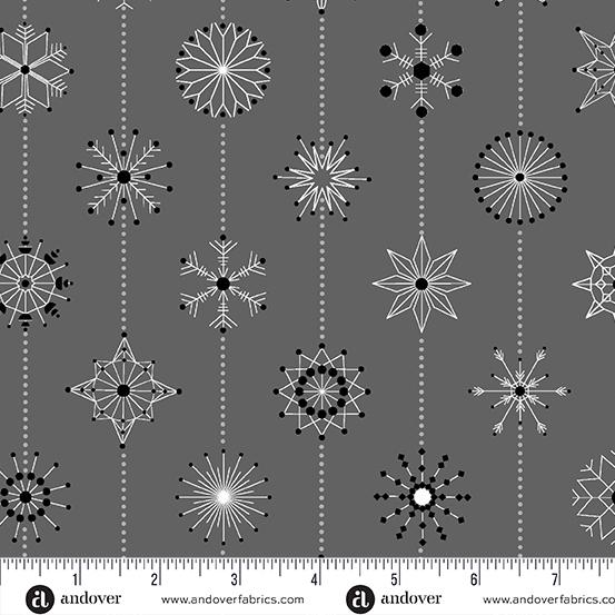 Andover Fabrics Cent Pr Deco Frost, CS-1114-K, Sleet, Giucy Giuce