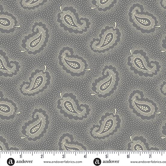 Andover Fabrics Pumpkin Licorice, A-1102-C, Ash,