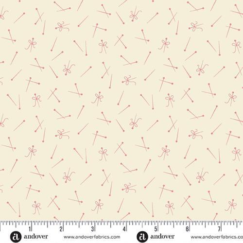 Andover Fabrics Sewing Basket, A-952-E, Rose Quartz, Laundry Basket Quilts