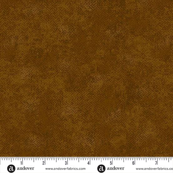 Andover Fabrics Tea Dye, A-1285-N, Chocolate, Lqb