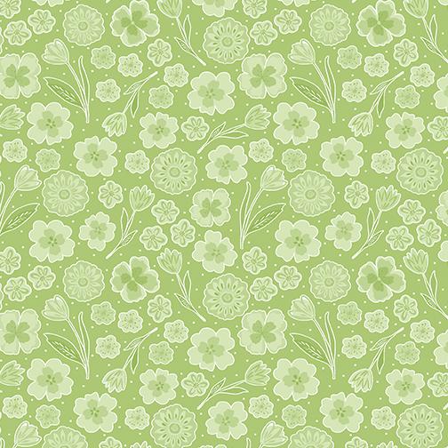 Benartex, Full Bloom, 10296-40, Lime