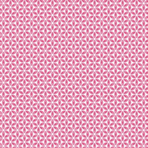 Benartex, Full Bloom, 6978-23, Rose/White