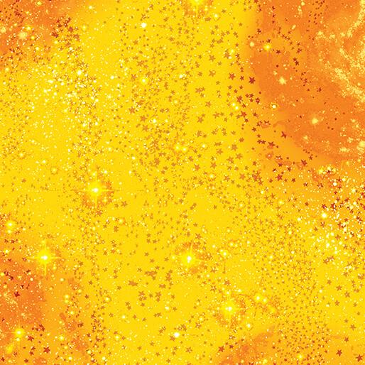 Benartex, Harry Potter Magic, 15280-33, Yellow/Orange